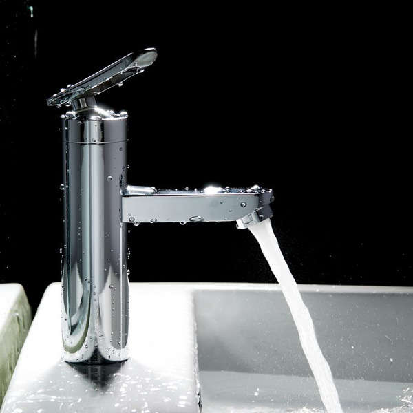 Single Handle Bathroom Basin Sink Hot And Cold Water Mix Faucets
