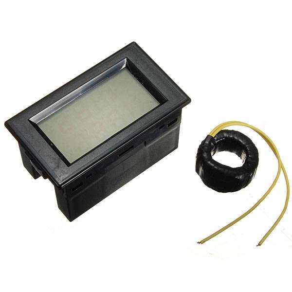 Blue Digital Voltmeter Ammeter LCD Panel Amp Volt Meter