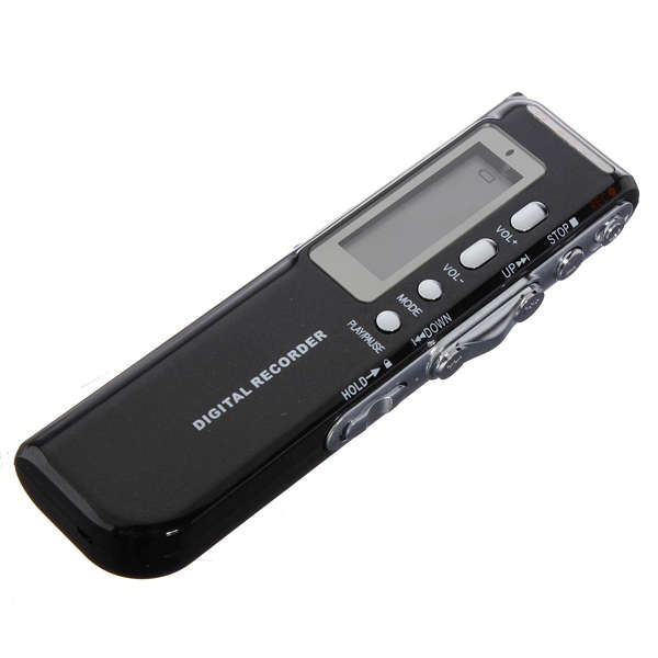 8GB 650Hr USB Digital Audio Telephone Voice Recorder Dictaphone MP3 Player Black