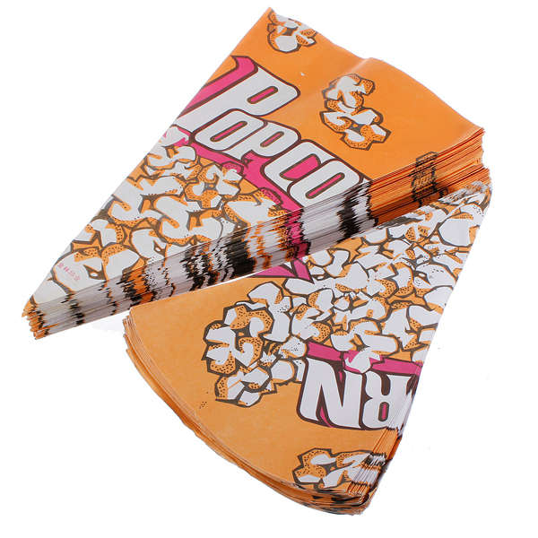 Popcorn Paper Pack Bags Cinema Candy Cookie Container
