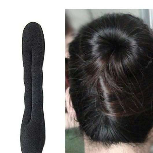 2pcs Magic Sponge Hair Styling Bun Maker Twist Tool L+S