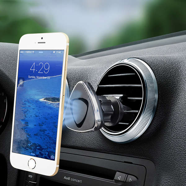 360 Rotation Magnetic Car Air Vent Outlet Mount Phone Holder for iphone 6 plus