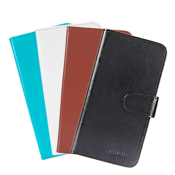 Flip PU Leather Protective Card Wallet Case Cover For HOMTOM HT6