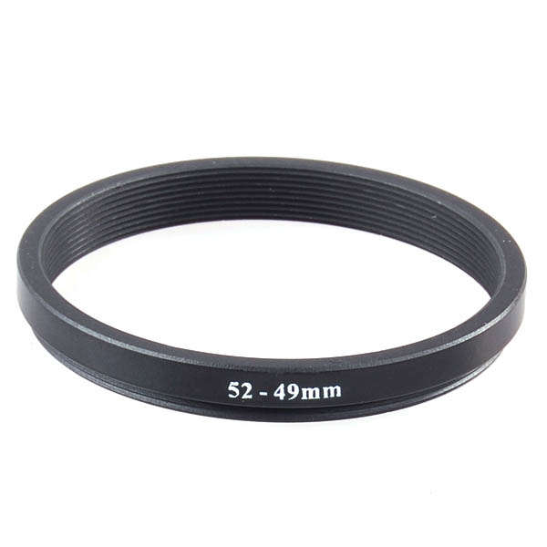 New 52mm-49mm Metal Step Down Lens Filter Ring Stepping Adapter