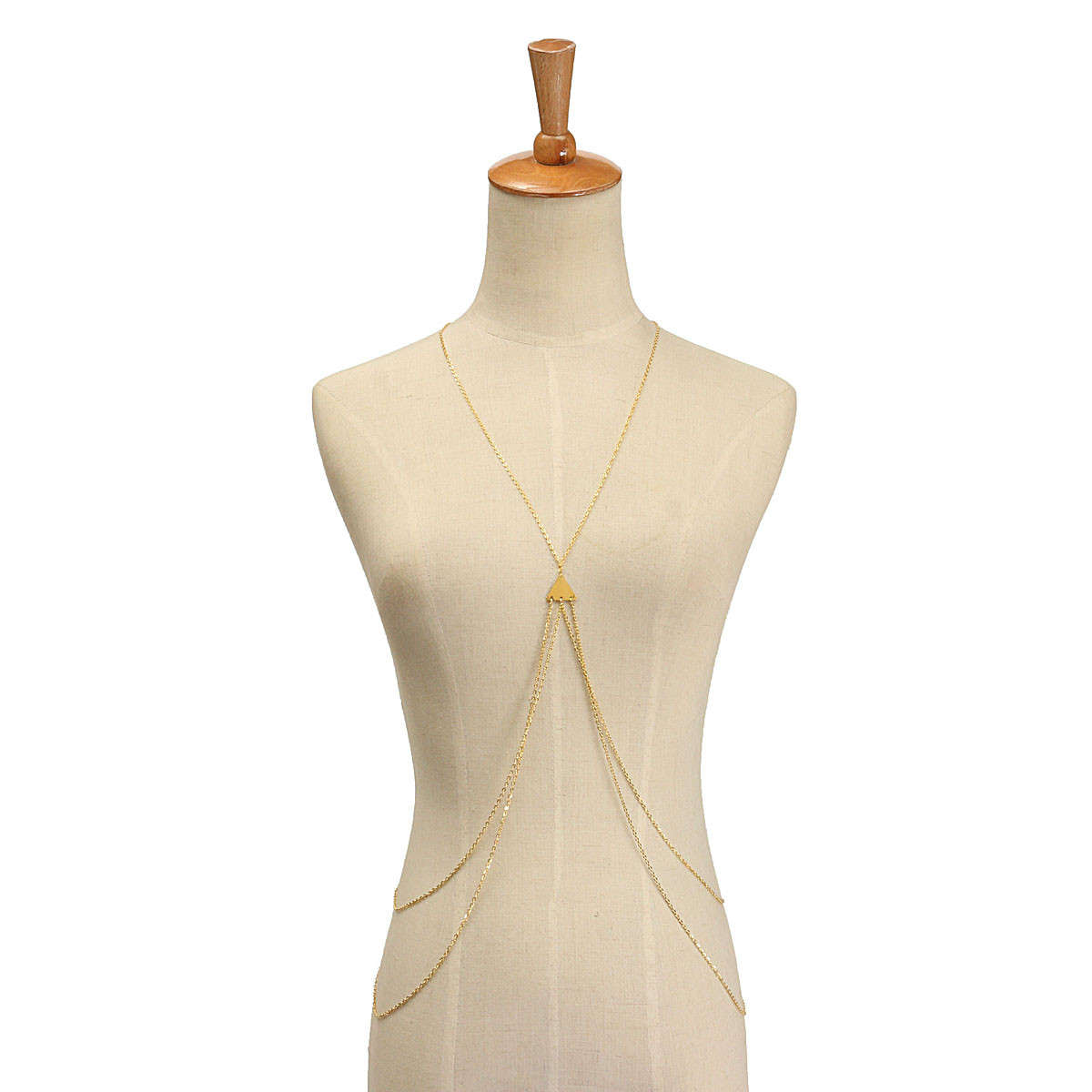 Sexy Crossover Beach Bikini Body Chain Necklace Jewelry