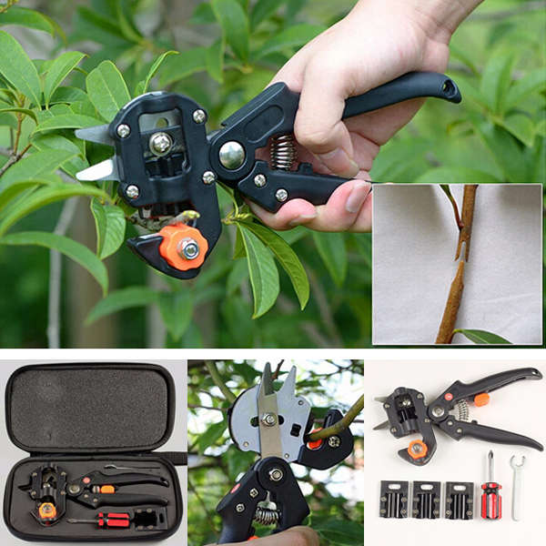 Garden Fruit Tree Pro Pruning Shears Scissor Grafting Cutting Tools Suit