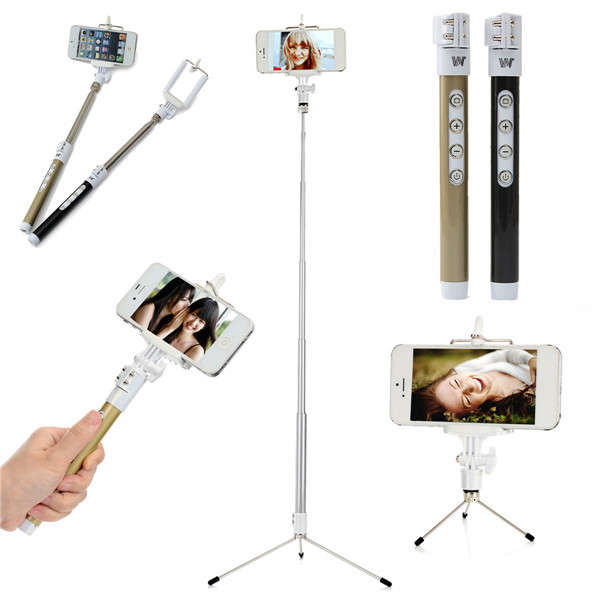Dispho Bluetooth Remote Monopod Tripod Selfie Stick For iPhone Samsung Smart Ph