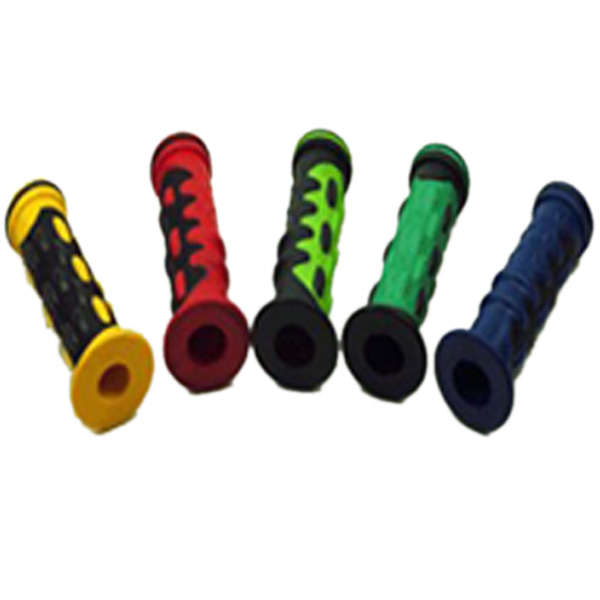 7/8 Inch Tooth shape Motorcycle Hand Grips Rubber Lite Green