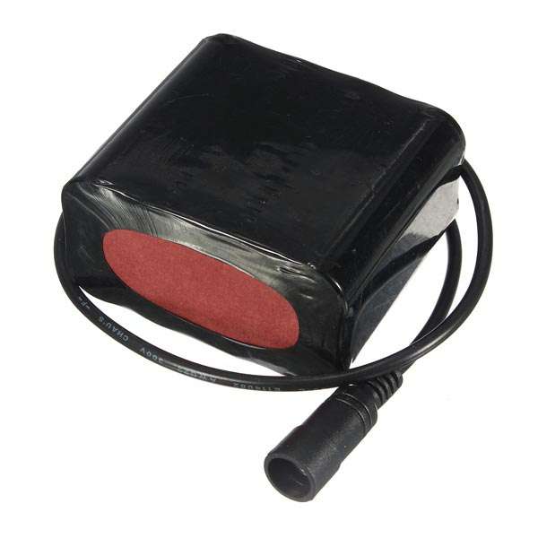 8.4V 12000mAh Rechargeable Battery Pack For Bike HeadLight Headlamp