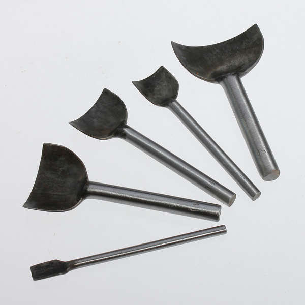 5 Size Arc-shaped Leather Craft Tool Leather Strap End Punch