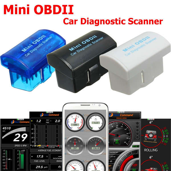 Mini OBDII 2.0 Adapter Auto Diagnostic Scanner with Bluetooth Function For Andr