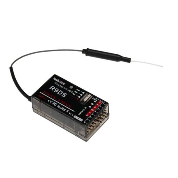 Upgraded RadioLink AT9-R9DS R9DS 2.4GHz 9CH DSSS Receiver For AT9 AT10 Transmit