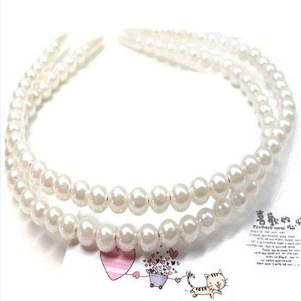 Bridal Hair Jewelry Pearl hair hoop Hair Clasp Head Accessories
