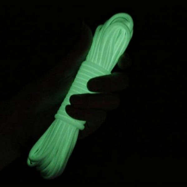 20FT Multifunction Nylon Paracord Parachute Cord Luminous Glow in Dark