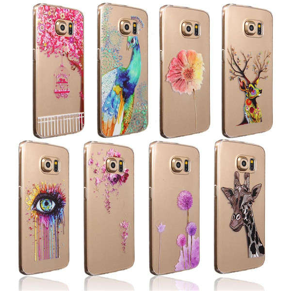 Transparent TPU Gel Soft Back Case Cover For Samsung Galaxy S6 Edge