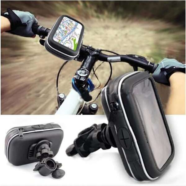 Waterproof Bicycle Motorcycle Holder Bag For Garmin Magellan GPS Phone