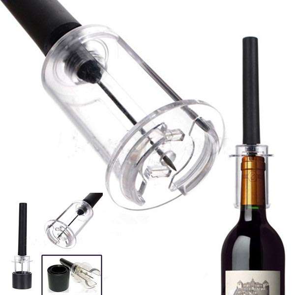 Red Wine Opener Air Pressure Cork Popper Bottle Pumps Corkscrew Cork Out Tool