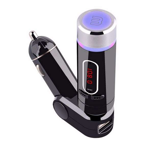 Car Kit Bluetooth FM Transmitter+USB/SD Card MP3 Player for iPhone 6 Samsung S6