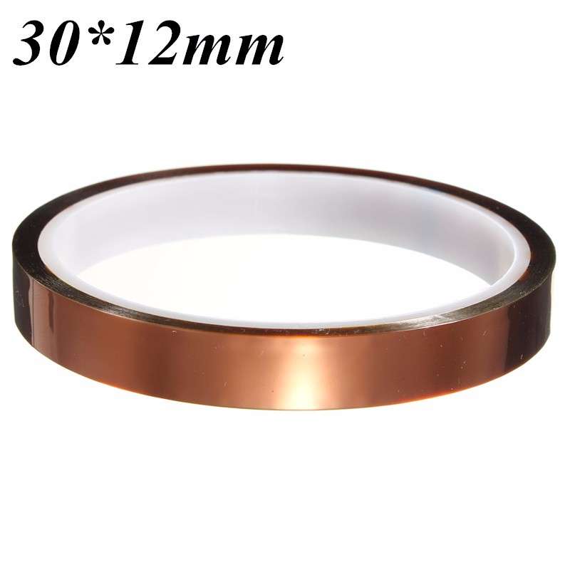 30m*12mm High Temperature Heat Resistant Polyimide Adhesive Tape for Electronic