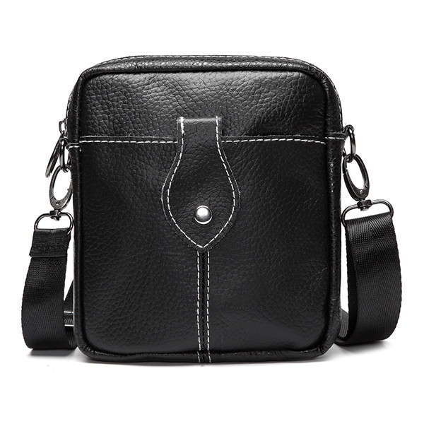 Men Business Business Genuine Leather Cowhide Crossbody Bag Shoulder Bag