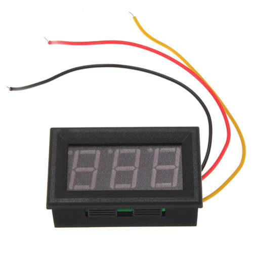 Mini Digital Voltmeter Red LED Panel Meter DC 0V To 99.9V