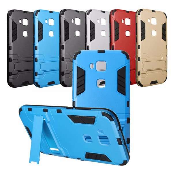 Armor Dust Proof TPU+PC Hard Case Kickstand Stand for Huawei Ascend G7 Plus/G8