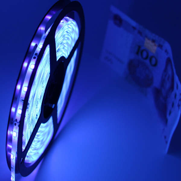 5M SMD 3528 UV Ultraviolet Non-waterproof Purple 300 LED Flexible Strip Light M