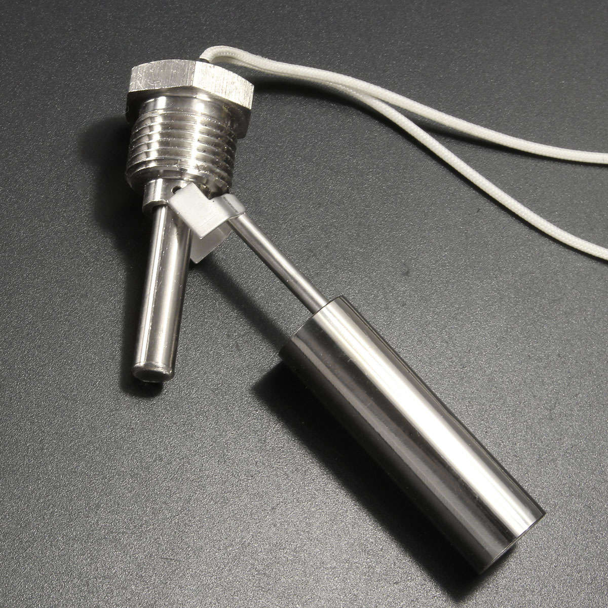 115mm 50W 220V Stainless Steel Liquid Water Level Sensor Float Switch Side Hori