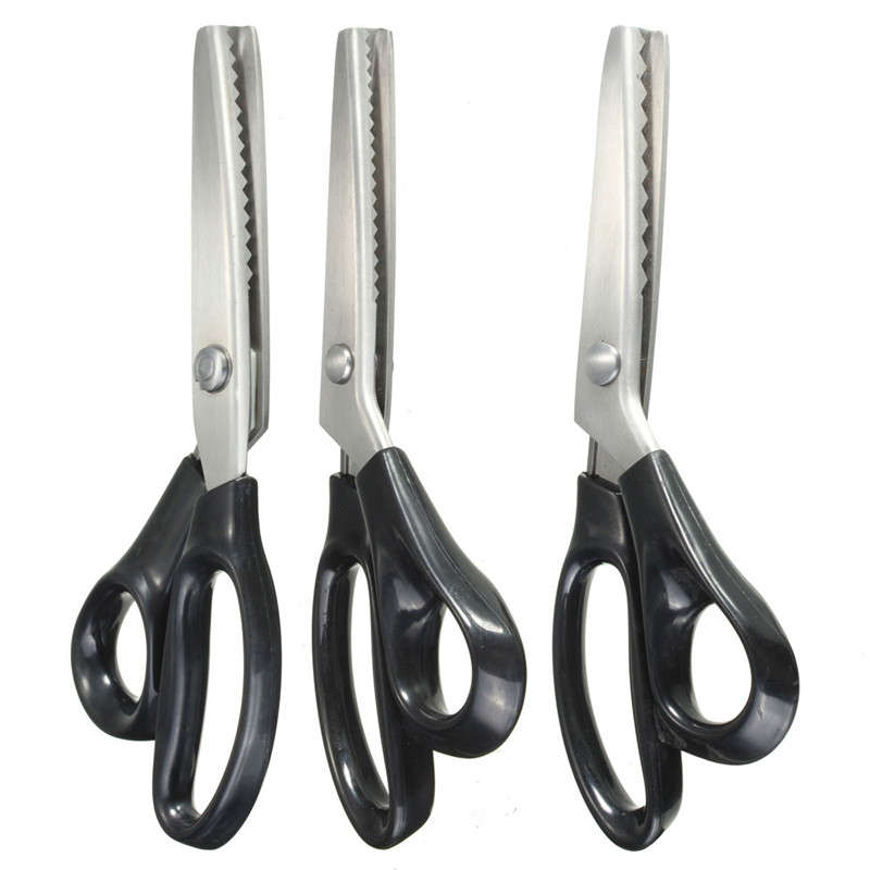 Pinking Shears Scissors Sewing Craft Upholstery Tailor Zig-Zag Tool