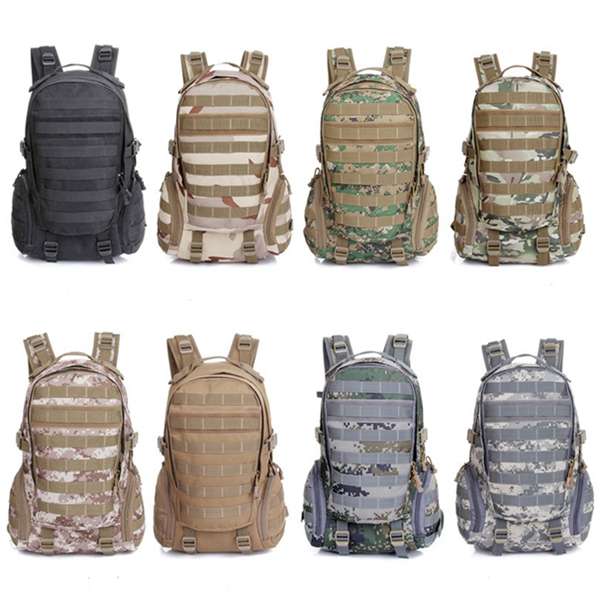 Nylon Backpack Rucksack Military Tactical Camping Hiking Trekking Bag