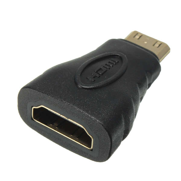 Type A HDMI Female To Mini Type C HDMI Male Adapter Support HDMI And Mini HDMI
