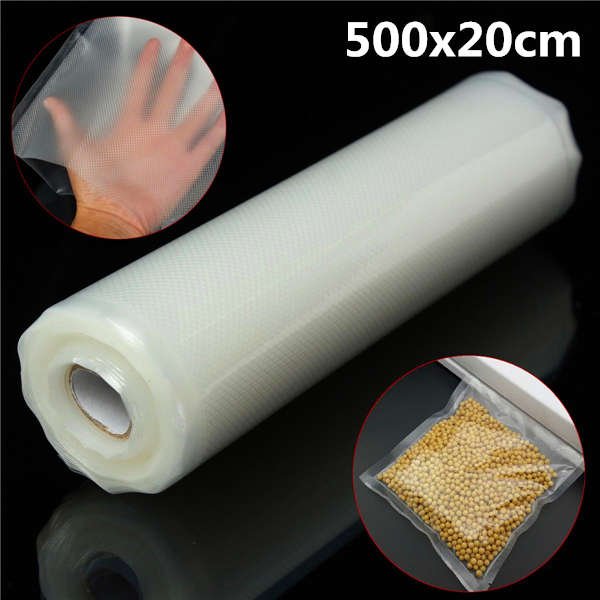 Vacuum Fresh-keeping Self Sealing Food Save Storage Roll Bag 500x20cm