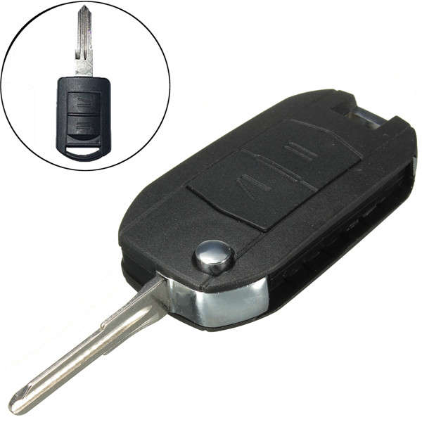 2T folding key key casing for Vauxhall Agila Opel Corsa Meriva Combo