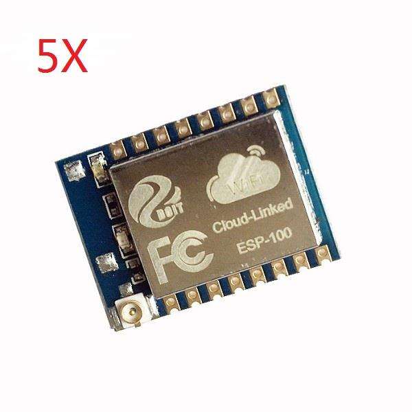 5Pcs ESP8266 ESP-100 Serial WIFI Module Compatible With ESP-07 With External An