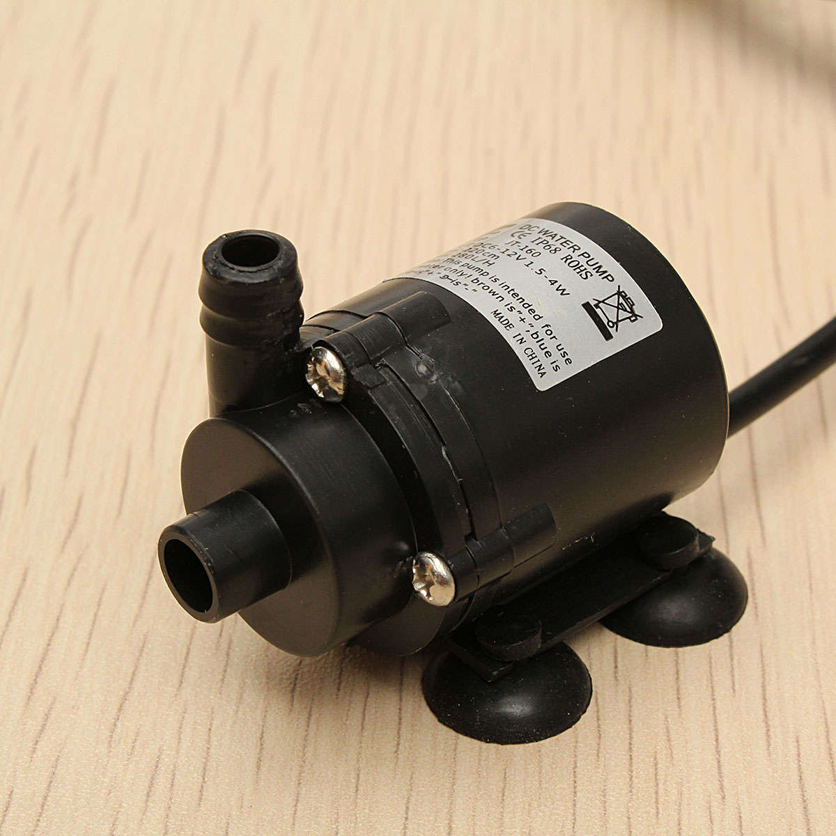 Ultra Quiet 6V-12VDC Mini Brushless Submersible Amphibious Water Motor Pump 1.8M