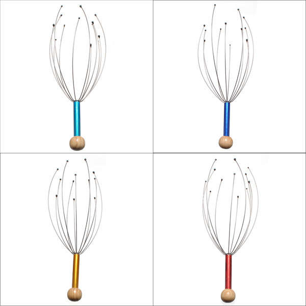 Head Neck Scalp Equipment Stress Relax Massage Massager Random Color