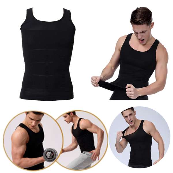 Men's Sexy Vest Body Slimming Fatty Tummy Shaper Underwear Corset