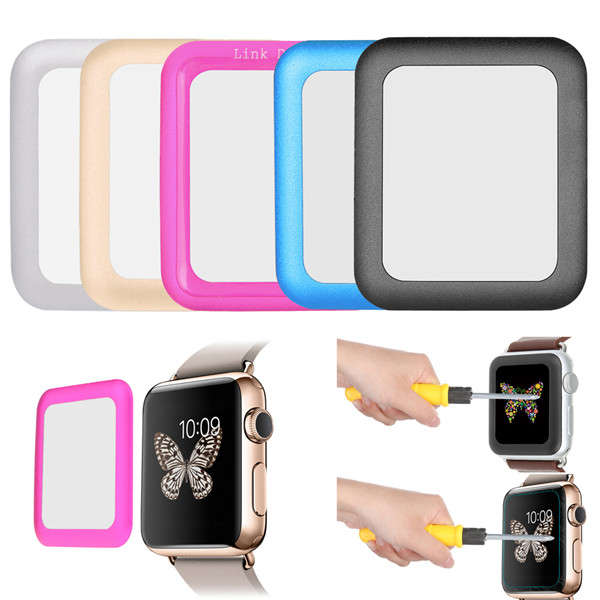38mm Link Dream 0.2mm Metal Full-covered Tempered Glass Screen Protector Film F
