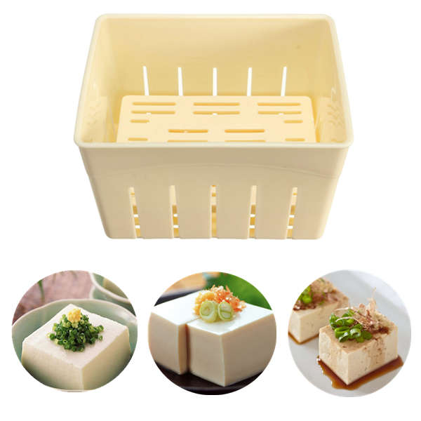 DIY Homemade Tofu Maker Mold Box Plastic Frame Soybean Curd Making Machine