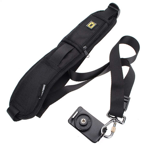 Black Light Soft Quick Rapid Camera Sling Shoulder Neck Strap