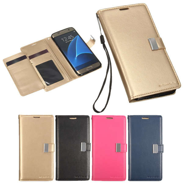 Mohoo Wallet Card Slot Synthetic Leather Case For Samsung Galaxy S7 Edge