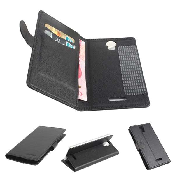 PU Litchi Pattern Leather Case Cover For DOOGEE X6 X6 Pro