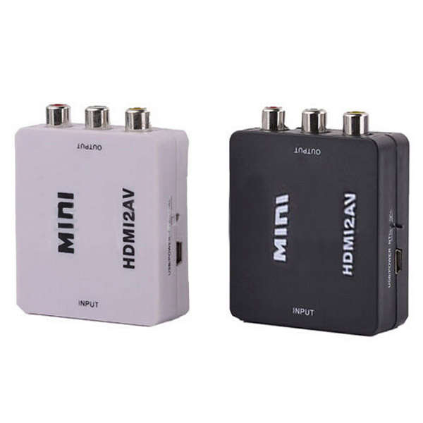 Mini Composite AV CVBS HDMI  to 3 RCA Video Converter Adapter