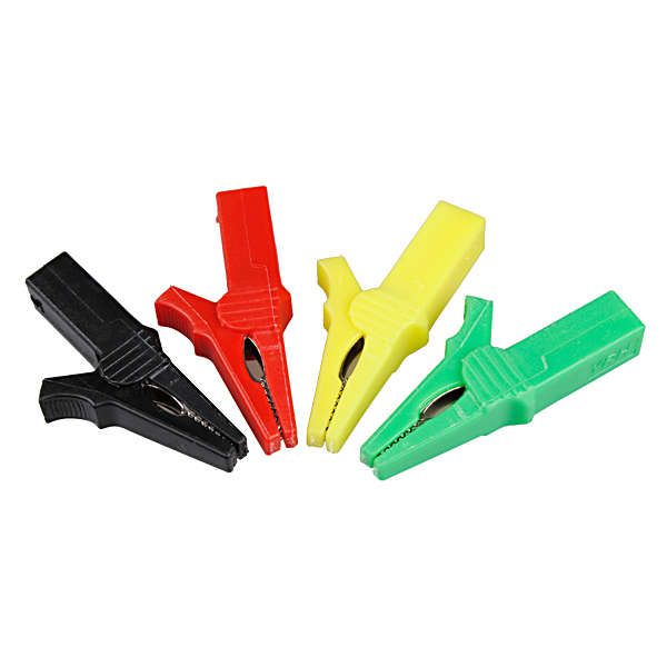 2pcs 53mm Alligator Clip to 4mm Banana Female Jack Test Adapter