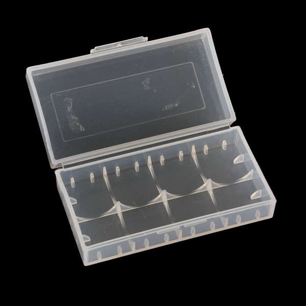 5PCS 18650 CR123A 16340 Battery Case Holder Box Storage White