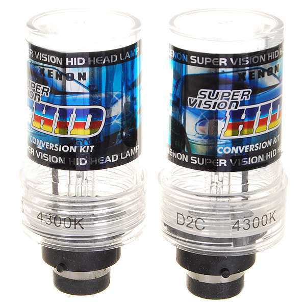 1 Pair D2C 35W Xenon Super Vision HID Vehicle Headlamp Light
