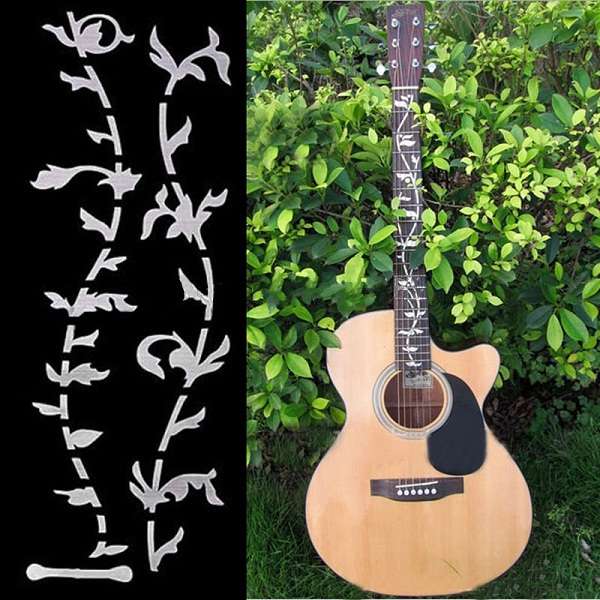 DIY Sticker for Electric Acoustic Guitar Carved Fretboard