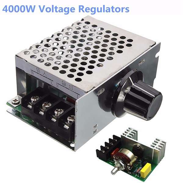 4000W 220V AC SCR Voltage Regulator Dimmer Electric Motor Speed Controller
