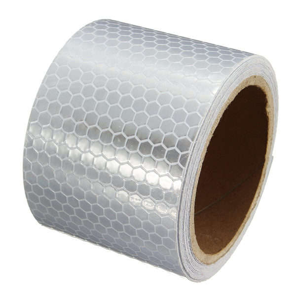 5CM*3M White Reflective Safety Warning Conspicuity Tape Film Sticker