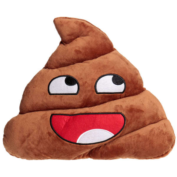 Funny Emoji Poo Shape Stuffed Throw Pillow Bed Sofa Chair Cotton Cushion